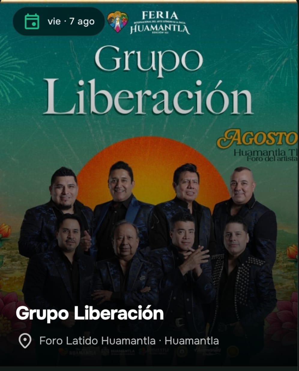 ¡Ya están a la venta los boletos para Grupo Liberación!